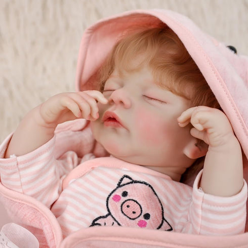 Lifelike Reborn Baby Doll, 22 Inches 55 cm Vinyl Newborn Doll with