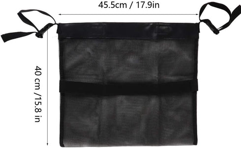 Universal Baby Stroller Organizer, Side Sling Cargo Net, Hanging Breathable Baby Stroller Mesh Storage Bag Wheelchair Portable Storage Bag Organizer