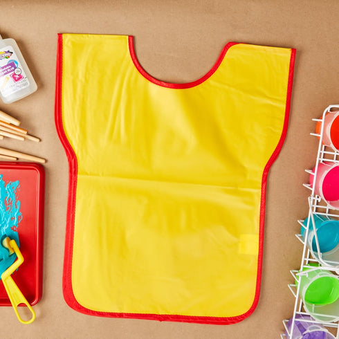 Colorations Easy-On Kids Art Smock – Latex-Free, Easy to Clean, Sleeveless, Measures 19” x 16” for Painting and Crafting
