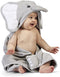 Bearington Baby Lil' Spout Elephant Hooded Bath Towel, 24" x 24"