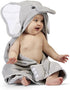 Bearington Baby Lil' Spout Elephant Hooded Bath Towel, 24" x 24"