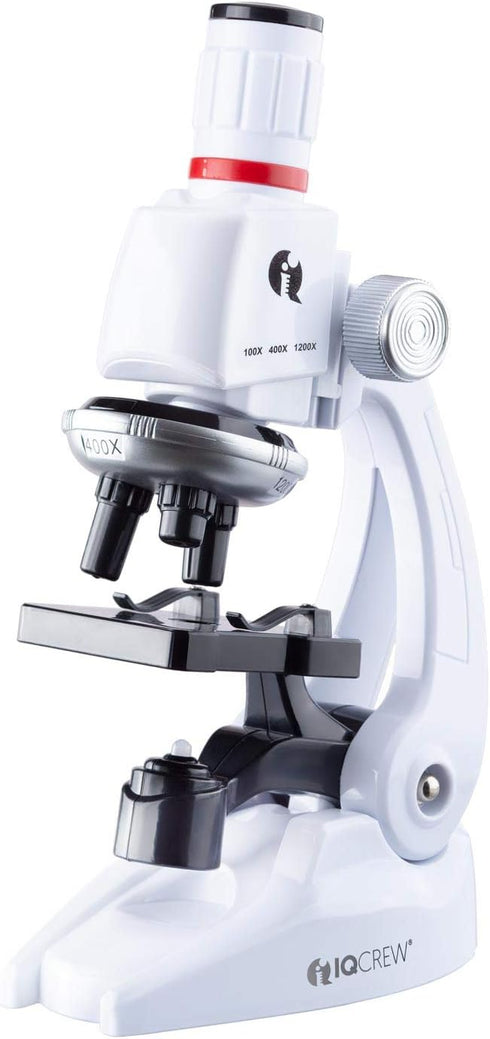 100X-1200X Kids Microscope with Smartphone Adapter and Accessory Kit
