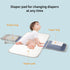 Generic Diaper Changing Pad Portable Infant Changer Mat, Slim Travel Accessory with Storage Pocket | Car Seat Organizer