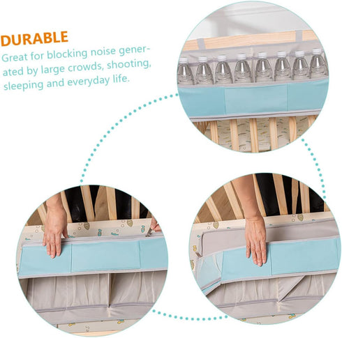 TOYANDONA Hanging Diaper Organizer for Cribs Durable Storage for Changing Table Lightweight Nursery Organizer Shower