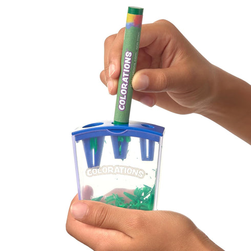 3+ Colorations Universal Crayon Sharpener - Classroom Essentials, Arts and Craft Supplies Ages