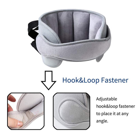 Car Head Support Toddle Car Neck Relief Baby Child Car Seat Adjustable Head and Neck Support Band - A Comfortable Sleep