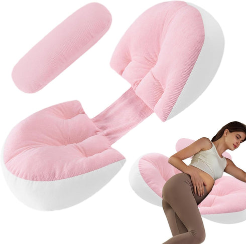 Generic 1 Pc Side Sleeper Pregnancy Pillow- Belly Support Pillow, Pregnancy Support Pillow | Pregnancy Maternity Pillow