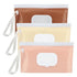 PUXING 3 Pack Wipe Dispenser Refillable Baby Wipes Container for Travel Portable Wet Wipe Dispenser Bag Travel Baby