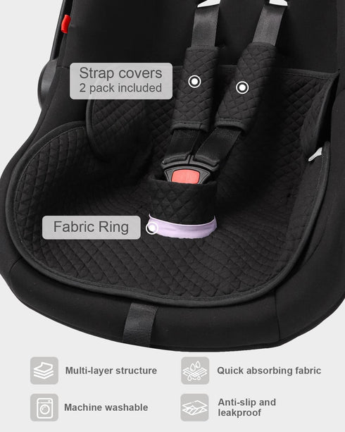 2 Pack 2 Pack, TinlyFinly Baby Potty Training Car Seat Protector, Waterproof Car Seat Liner for Potty Training Toilet