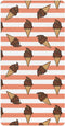 Jynexis Ice Cream Orange Pattern Baby Crib Sheets, Cotton Fitted Crib Sheet, Soft
