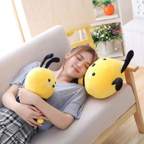 Cute Rabbit Honeybee Plush Toy - Stuffed Animal Doll, 8 Inch Plush Pillow