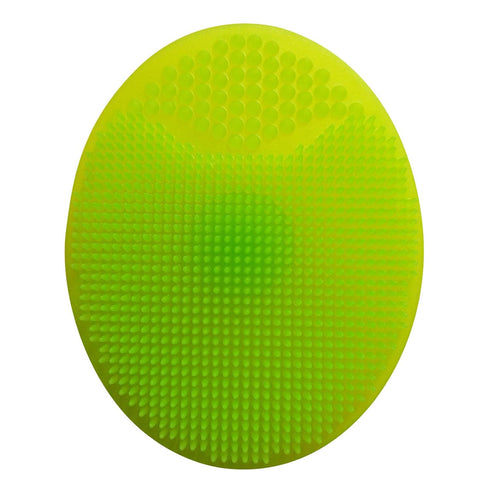 Qsvbeeqj Silicone Shampoo Brush for Baby Infant Bathing Soft Silicone Boys Kids Shower
