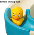 Duck Slide Bath Toys for Kids Ages 4-8, Wall Track Building Set for 3+ Year Olds, Fun DIY Kit for Bathtub
