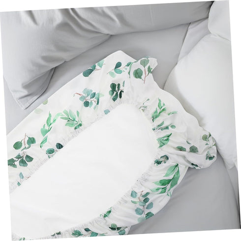 TOYANDONA Changing Table Pad Removable and Washable Nursery Essential for Home and Daycare Gentle Knitted Leaves