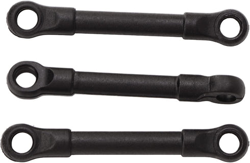 RC Car Parts, 1/10 Steering Pull Rod, Wear Resistant Black Tie Link Rod for 1/16 RC Car