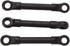 RC Car Parts, 1/10 Steering Pull Rod, Wear Resistant Black Tie Link Rod for 1/16 RC Car
