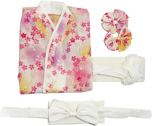 xinXbabe 32~40 inch 80~100cm Set 80~100cm 50cm Doll Clothing for Dolls Kimono-Style Doll Outfit for Kimono-Inspired