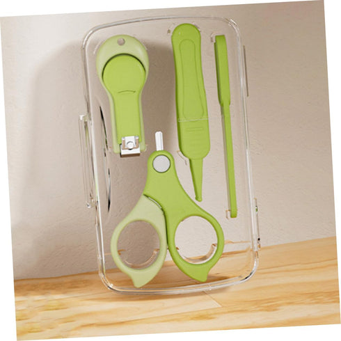 HEALSOPTHY Trimmer Nail Clippers Kit with Nail Filer and for Grooming Travel-Friendly for Newborns