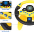Coherny Simulated Driving Controller - Portable Steering Wheel Toy for Children, Educational Sounding Interactive Gift