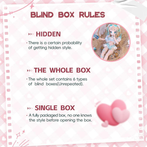 1/8 Sugary Girls Series MJD Blind Box Mystery Box Dolls Action Anime Figure BJD Dolls Cute Figures Collectibles