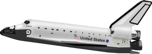 Rogue River Tactical Large NASA Space Shuttle Ship Aircraft Wall Decal Sticker for Boys Bedroom Decor