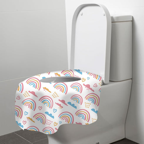 kimitimi 60 Pack Toilet Seat Covers Disposable, Extra Large Waterproof Toilet Cover for Toddlers & Adults, Individually
