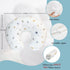 Elyxen Nursing Pillow Cover(Only Pillowcase) Soft Cotton Removable Cover for Breastfeeding Pillows, Ultra Comfortable