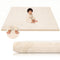 LevNubis Velvet Baby Play Mat for Floor, 1.3" Thick Elasti-Foam 50"50" Playpen Mat