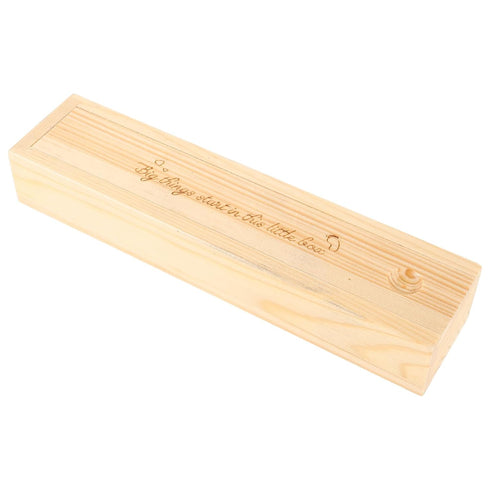 Labor Keepsake Box Pregnancy Test Storage Case Wooden Pregnancy Announcement Box for