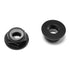 DGZZI M5 8PCS M5 Aluminum Locknut Black Aluminum Nuts Flange Nylon Lock Nut for RC Drone FPV Parts
