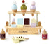 Wooden Ice Cream Toy Set, Pretend Play Food Toys, Ice Cream Counter for Kids, Kitchen Accessories for Toddlers