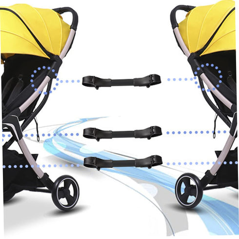 Adjustable Dual Connector for Baby Stroller, 3pcs Universal Aluminum Tube Car Accessories for Twins Stroller