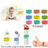 FCQIANKM Personalized Water Bottle Name Bands Custom Baby Bottle Labels for Daycare School Resilient Silicone Engraved