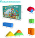 2-4, 94PCS 18+ Soft Building Blocks for Toddlers Foam Stacking Blocks, Bath Toys for Kids, Preschool Learning STEM Toys