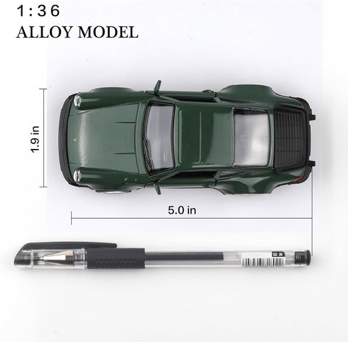 1/36 Scale Porsche 911 Turbo 1978 Diecast Car Models - Pull Back Vehicles, Porsche 911 Toy Car Gifts for Boys & Girls