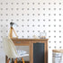 2 inch x 100 Pieces DIY Heart Wall Decal Vinyl Sticker, Removable Nursery Decoration for Kids Bedroom (Gray)