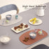 Cuddle Campus Silicone Placemat for Kids, Non-Slip Table Setting with Raised Edges, Comes with String for Storage