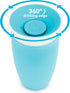 Munchkin Sippy Cups for Toddlers 1-3, 10 Ounce, Spill Proof Miracle 360 Cup, 2 Pack, Blue/Purple