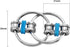 Gejoy 12 Set Autism(6 Pcs Bike Chain Fidget Toys Flippy Roller Chain Sensory Rings Bulk Handheld Toy Key Anxiety Relief