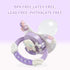 CutiePlusU Adult Size Pacifier DIY Big Shield Pacifier - White Purple