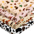 FIGEPO 4 Pack (Pack Western Cowboy Crib Sheets Neutral Breathable Fitted Baby Sheets Nursery Sheets for Baby Boys