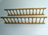 Dollhouse Decoration Accessories, Miniature Fence Handrail 1:12, Cute House Mini Fence, Beige, 2 Pcs