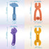 Fu Store 4 Pack Soft Silicone Teething Toys for Toddlers Infant Baby Teethers Hammer Spanner Wrench Pliers Set (Hammer
