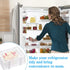 GRETJOB 18 7.48 5.11 0.67 Pcs Clear Flat Breast Milk Freezer Storage Organizer, Space Saving Breastmilk Freezer Tray
