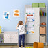 4 Closet WERNNSAI Dinosaur Over Door Hanging Organizer - Behind Door Storage with Clear Window Pockets for Baby Boys