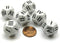 Chessex Speckled Roman d4 Dice Set of 6 in Arctic Camo