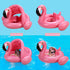 Swimming Baby Pool Float with Canopy,Flamingo Inflatable Ring,Infant Pool Floaties Sunshade Toys for Baby Girls Boys