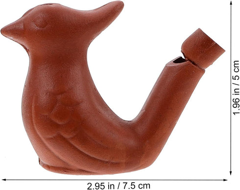 4Pcs Water Bird Whistle, Musical Bird Call Whistles for Kids and Adults, Ceramic Noisemaker Toys