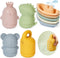 Baby Bath Toys 9PCS Mold Free Bath Toys for Babies 6-12 Months