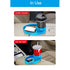 Snack Tray for Kids Car Seat, Secure and Sturdy Design, Compact and Portable with Cup Holder (Blue)